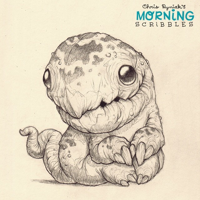 Dino-terrapin pup. #morningscribbles