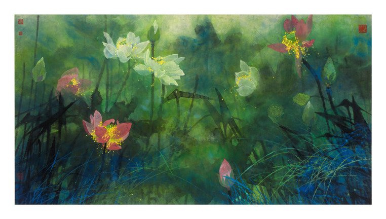 

by 袁运甫 Yuan Yun Fu 

Colored Lotus Pond, 2007

