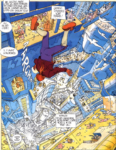 Moebius, first page of The Incal