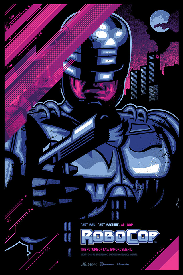 Robocop Poster by James White