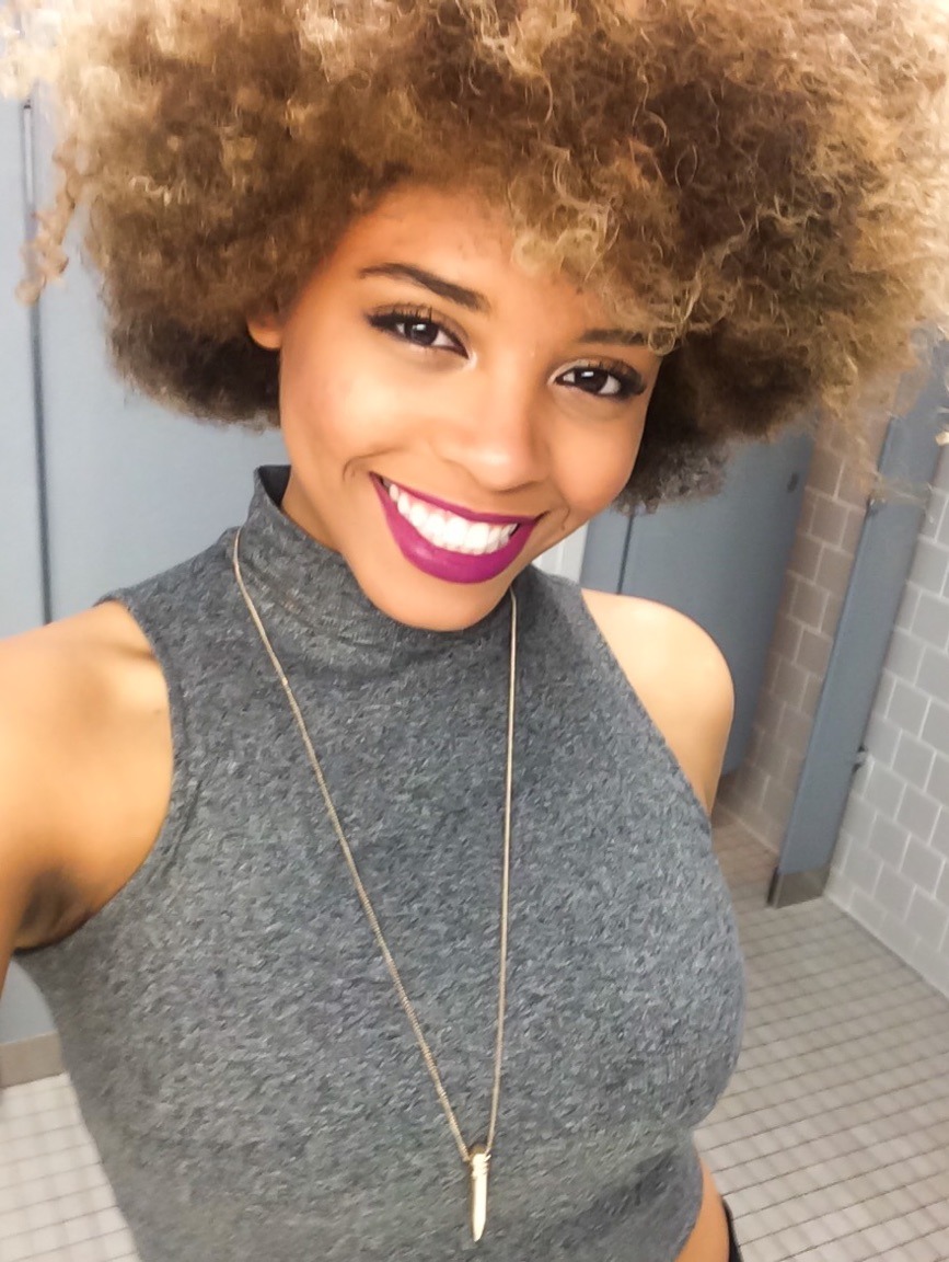 Hair Submission Los Angeles Natural Crop Top Curly Hair