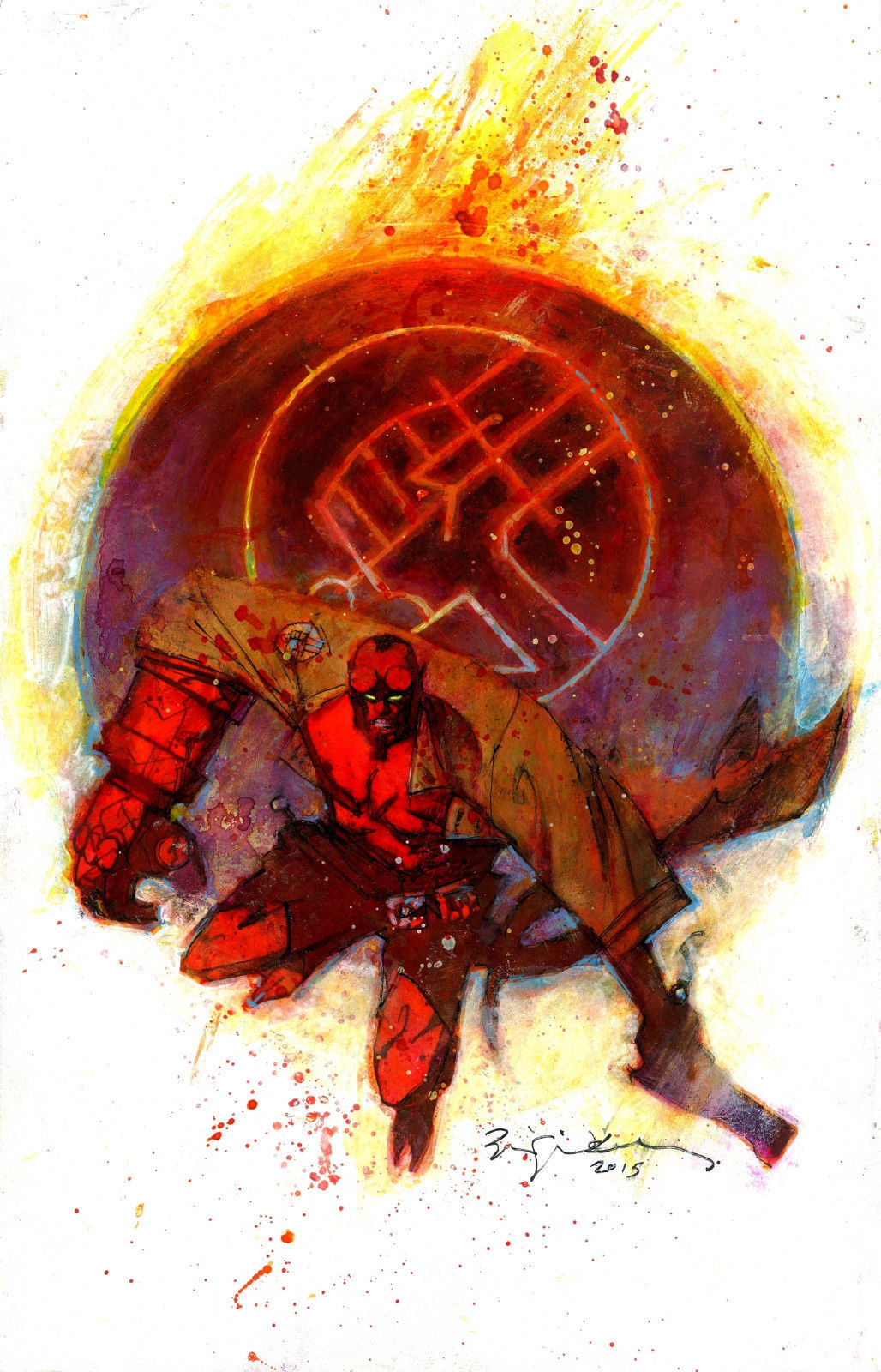 Hellboy by Bill Sienkiewicz