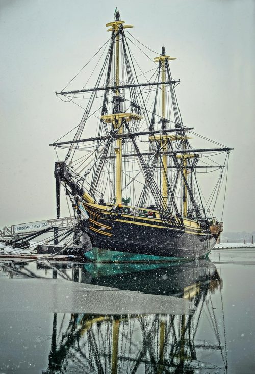gbiechele:

Friendship of Salem.  Salem waterfront, Massachusetts.
Minolta MD Rokkor-X 50mm f/1.4 lens on Sony A7.
