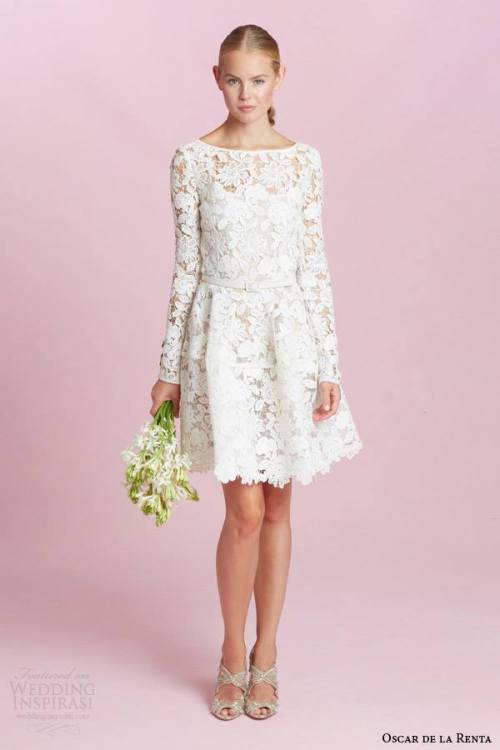 Oscar de la Renta Bridal Fall 2015 Wedding Dress Collection