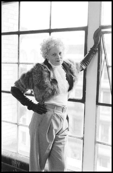 The incredible, avant-garde, British fashion designer, Vivienne Westwood. Image taken for Big Magazine in 1995. She is a class act and way ahead of her time.