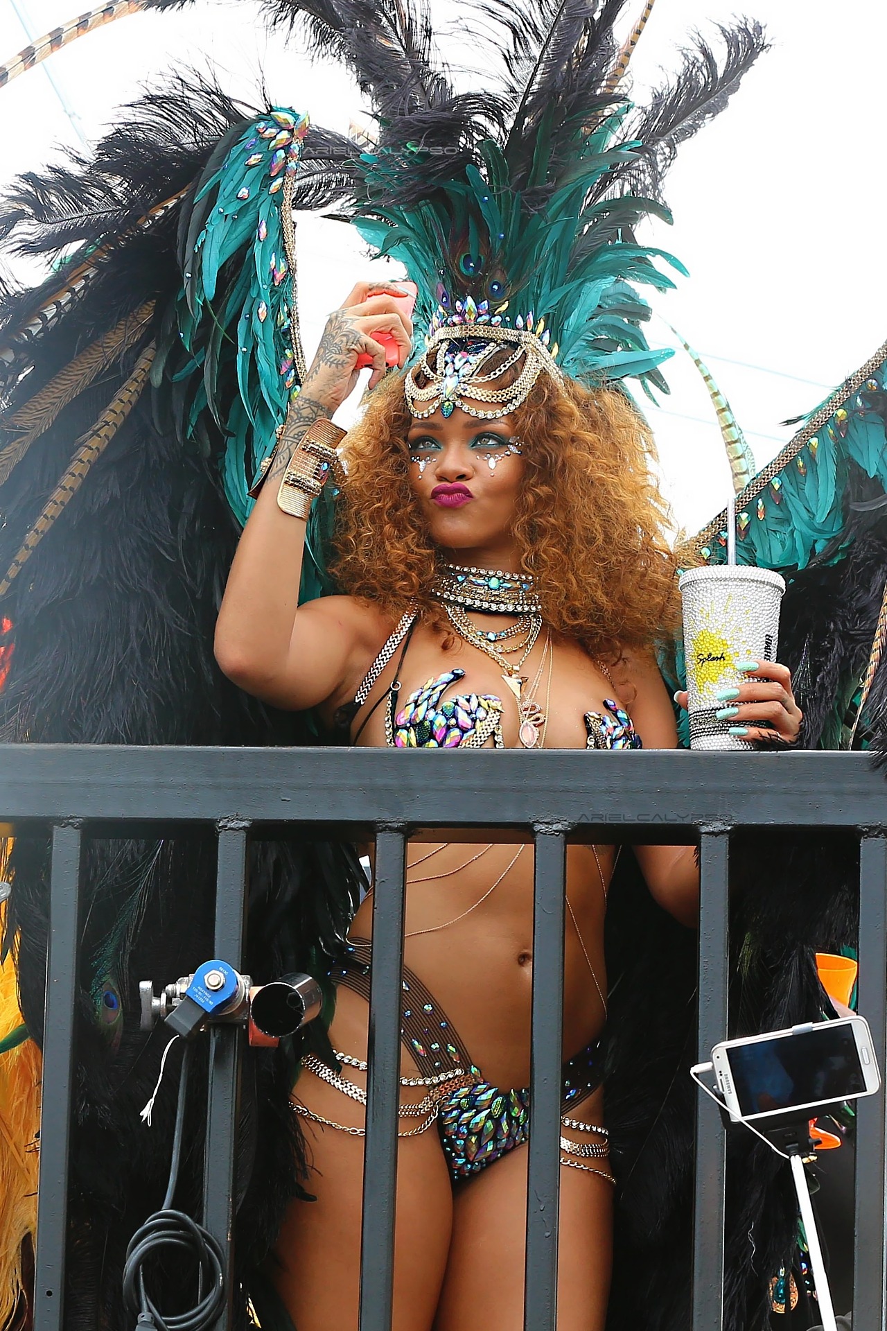 crop over; 2015; rihanna; zulu; band; costume; caribbean; vacation; things to do; barbados