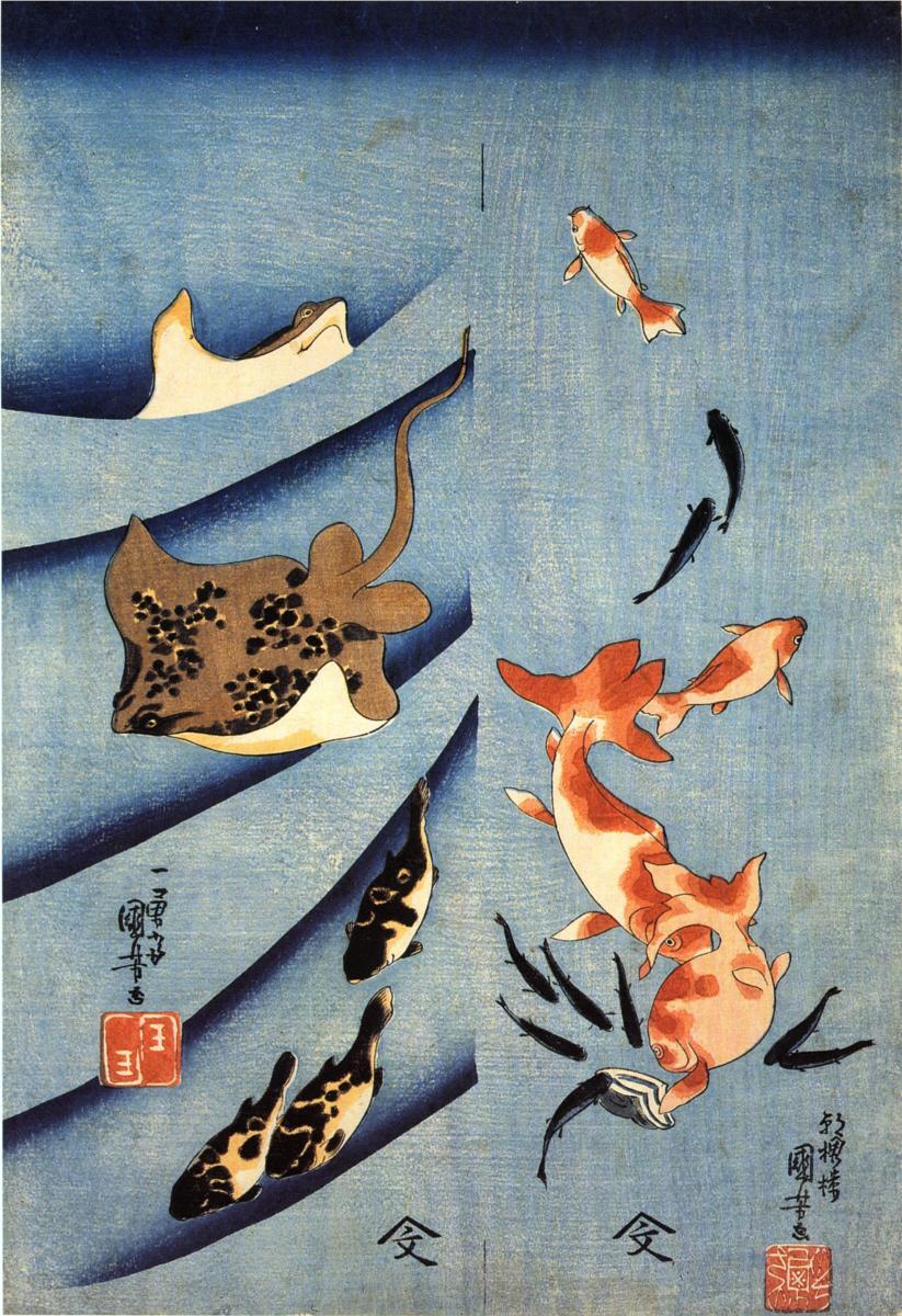 Utagawa Kuniyoshi
Stingrays