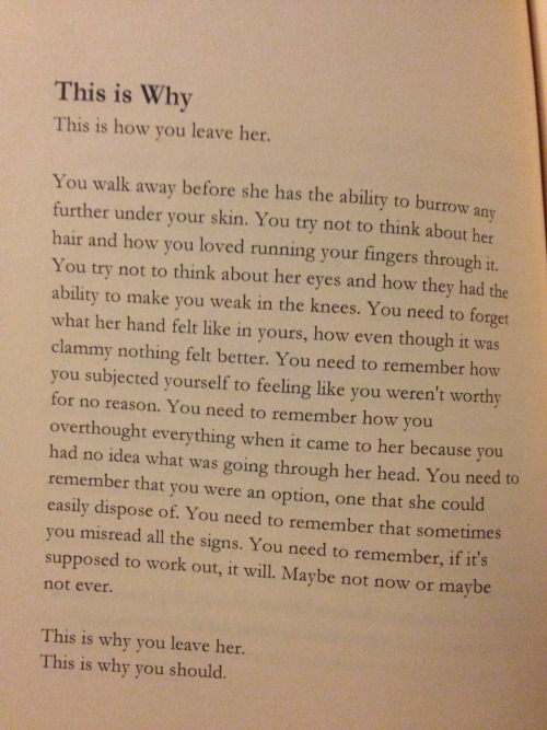 sosarasaid:

My jaw literally dropped when I read this page. It’s like someone reached into my head / personal writing on my computer and made it sound better. Then published it.
Love this.

It always blows my mind when I see people reblog my work. Such a surreal feeling. 