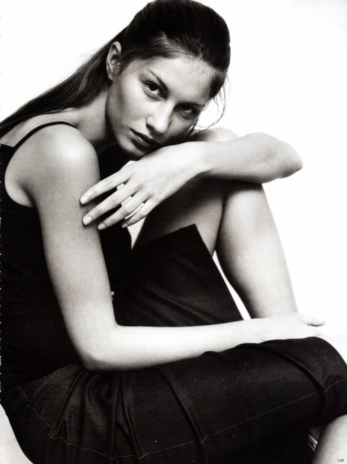 lelaid:Gisele Bundchen in Basic Instinct for British Vogue,... - Bonjour Mesdames