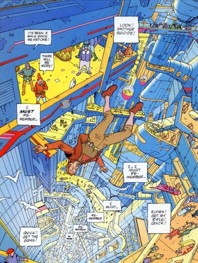 Moebius, closing page of The Incal