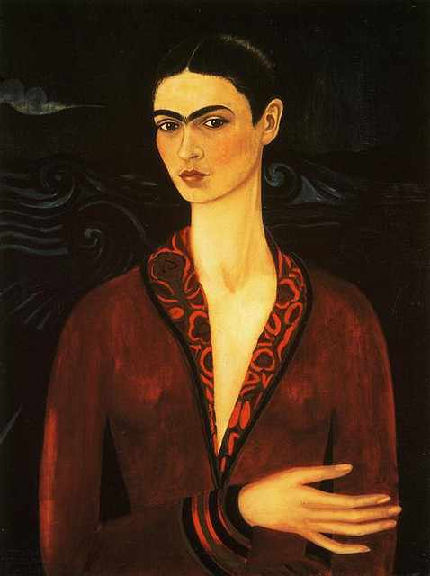 
 Kahlo, Frida - 1926 Self Portrait por RasMarley



 Via Flickr:
 Frida Kahlo did a large number of self portraits in her short life.  Her style evolved from expressionism tto surrealism.
 