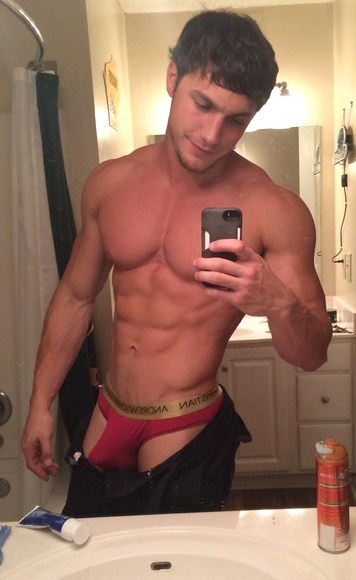 2hot2bstr8:  He seriously is one of my favorite guys ever…….like is it possible to get any hotter???? and LOVE the bulge!!!!!!! andrewchristian should be recruiting him, because he’d be the most successful model by FAR!!!!  Fucking stud♡  http://walkinghardon.tumblr.com come stare at hot guys with me.