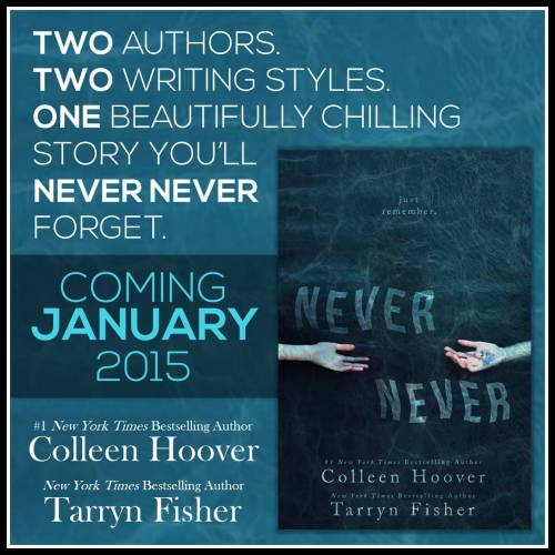 Never Never by Colleen Hoover &amp; Tarryn Fisher

Best friends since they could walk.In love since they were fourteen.Complete strangers since this morning.
He’ll do anything to remember.She’ll do anything to forget.

So excited! Comes out January 15th! What am I gonna read til then?!