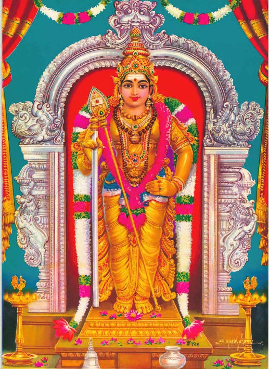 theencyclopediaofhinduism:  An image of Lord Murugan 