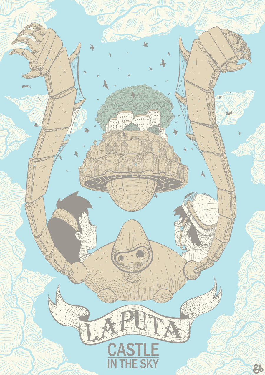 Studio Ghibli Poster Series by Jack Bloom