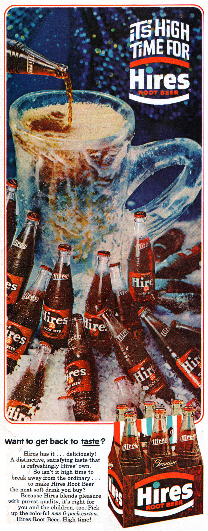 Hires Root Beer - 1965