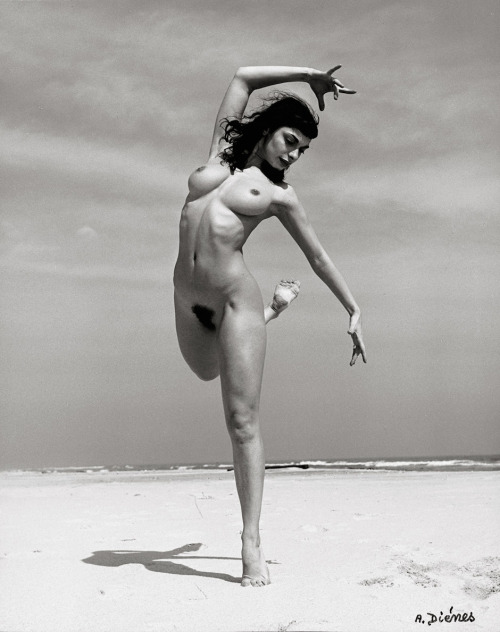 lightsome:

André de Dienes, Nude on the beach - Model Shirley...