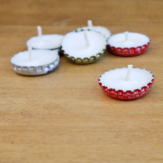 How to make bottle cap tealights 