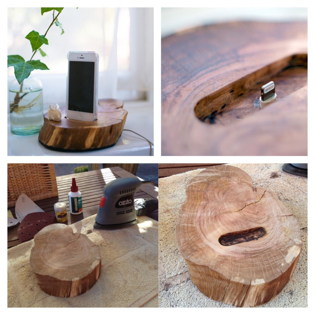 DIY Wooden iPhone Dock Full Tutorial: - DIY CRAFTS &amp; MORE