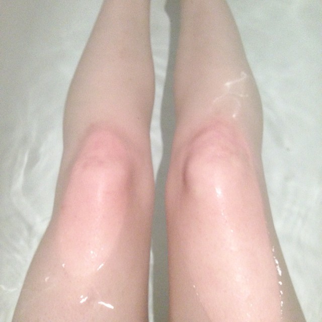 first bath in months, showers suck. #me #legs #bath #chilled #girl #pale #water #personal #manny