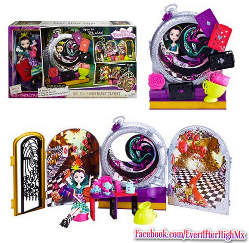 lucioworlds:



Way to Wonderland Playset &amp; Raven Queen Doll

Source in the picture


coool