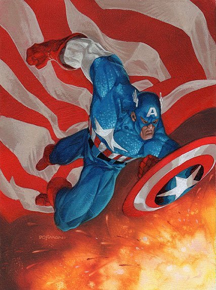 Captain America by Dave Dorman