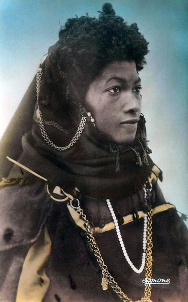 Algerian woman of Ouargla, Algeria, 1965