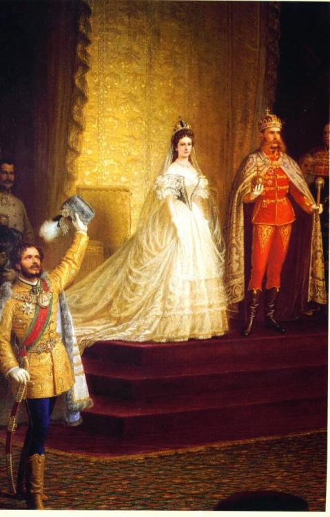 royaltyandpomp:

THE CORONATION

HH.II.RR.MM. Empress Elisabeth and Emperor Franz Joseph I of Austria Coronation  

