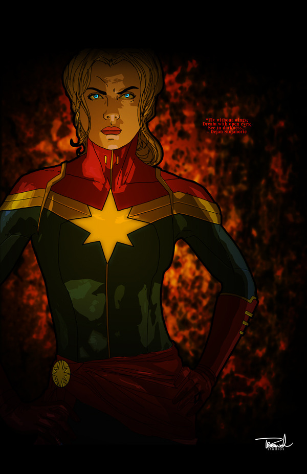 Captain Marvel by TSBranch