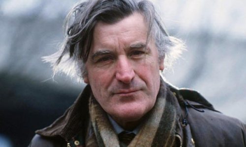 amandaonwriting:

Happy Birthday, Ted Hughes, born 17 August 1930, died 28 October 1998 
Five Quotes
The only calibration that counts is how much heart people invest, how much they ignore their fears of being hurt or caught out or humiliated. And the only thing people regret is that they didn’t live boldly enough, that they didn’t invest enough heart, didn’t love enough. Nothing else really counts at all.
What happens in the heart simply happens.
What’s writing really about? It’s about trying to take fuller possession of the reality of your life.
Applause is the beginning of abuse.
…imagine what you are writing about. See it and live it. Do not think it up laboriously, as if you were working out mental arithmetic. Just look at it, touch it, smell it, listen to it, turn yourself into it. When you do this, the words look after themselves, like magic.
Hughes was an English poet and children’s writer. He was British Poet Laureate from 1984 until his death. Hughes was married to American poet Sylvia Plath, from 1956 until her suicide in 1963. In 2008 The Times ranked Hughes fourth on their list of ‘The 50 greatest British writers since 1945’.
Source for Image
by Amanda Patterson for Writers Write
