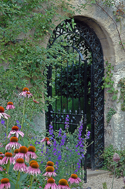 Old Gate in Oxford Botanical Gardens, England by Bruce Gourley on Flickr.