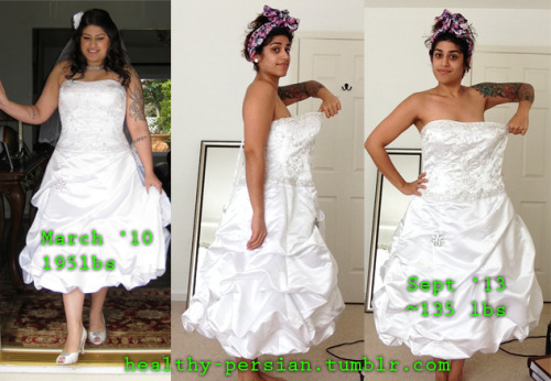 Wedding dress weight loss