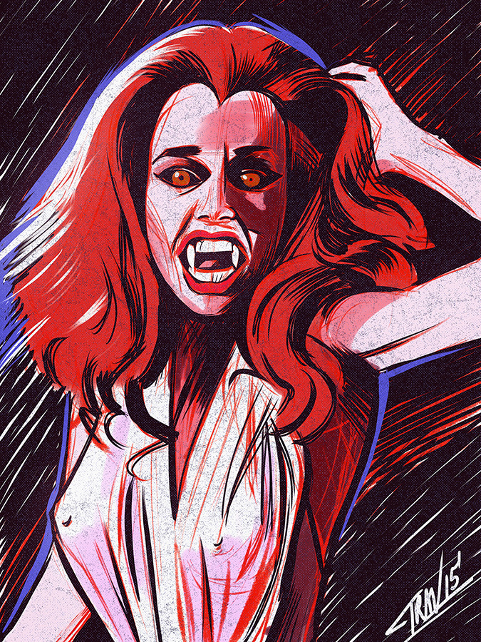 Day 8 of my “31 Days Of Halloween” Sketch Series 2015: Fright Night! 