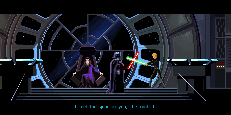 Star Wars Original Trilogy Pixel Art - Created by Gustavo Viselner
