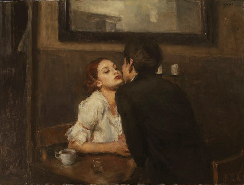 Café Kiss, by Ron Hicks