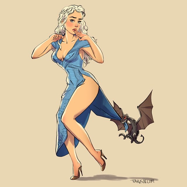 Game of Thrones​ Pin-Ups by Andrew Tarusov