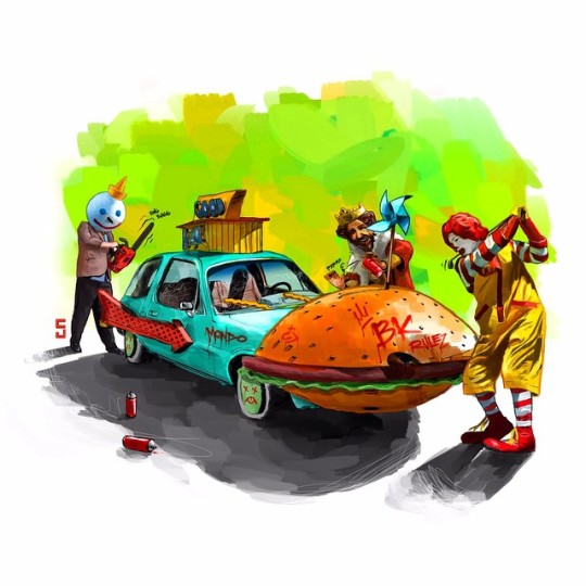 Fast Food Chain Reaction by CJ Johnson