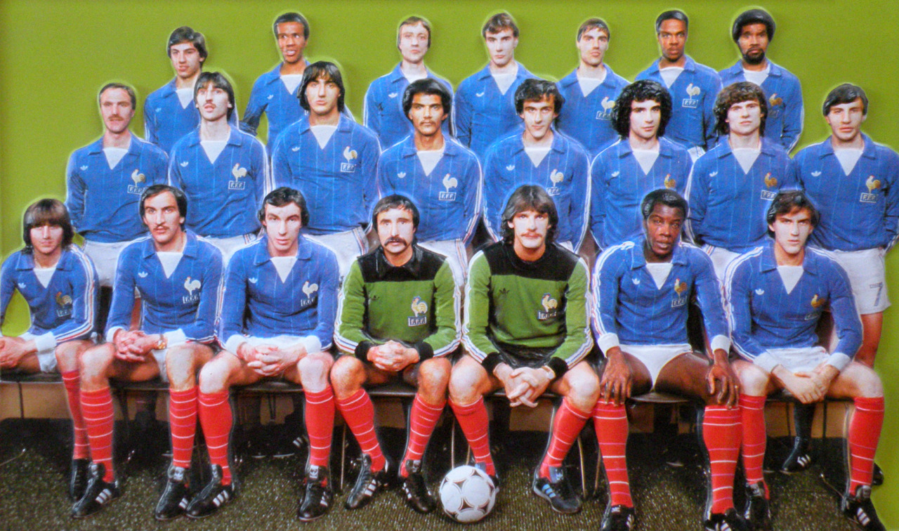 This is What Frances National Footbal Team Looked Like  in 1982 