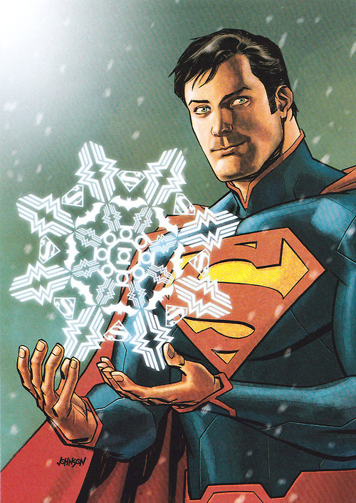 MERRY CHRISTMAS FROM THE MAN OF STEEL
illustrated by Dave Johnson