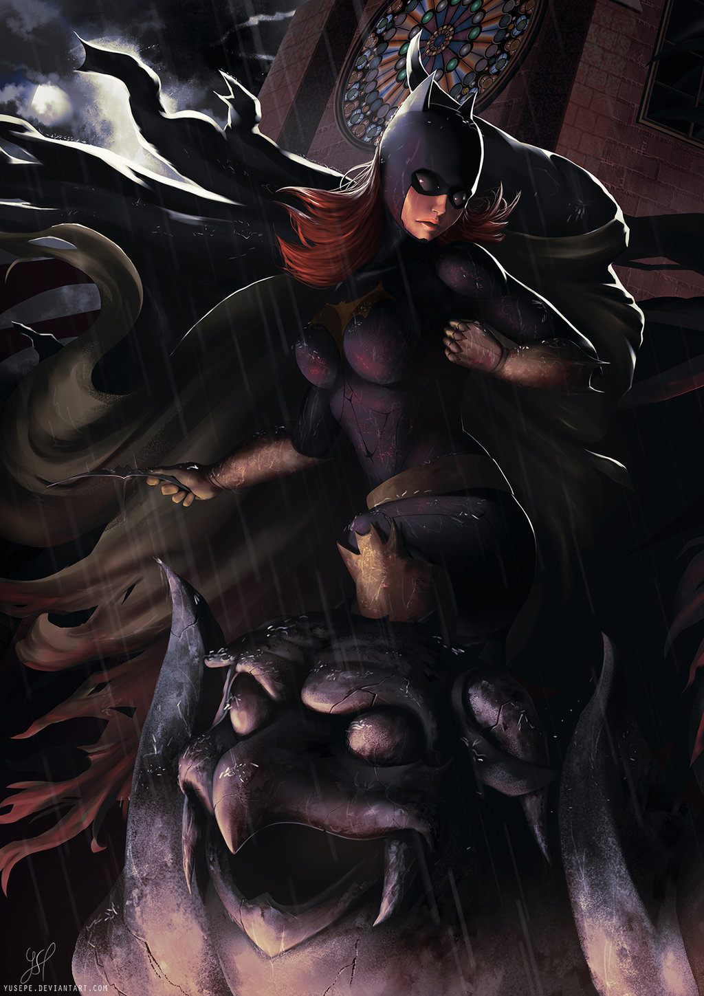 Batman &amp; Batgirl by YuSePe