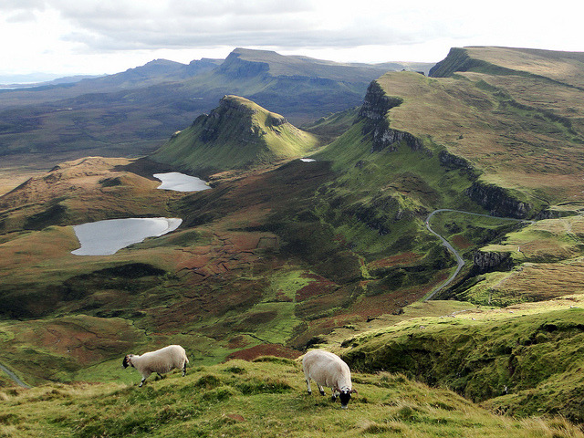 wildforestelf:The Quiraing, Isle of Skye by QuidamCress on Flickr.