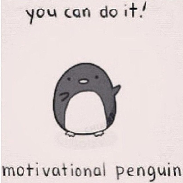 ... , you can do it!! #motivation #penguin! (at www.lansdalewrapgirl.com