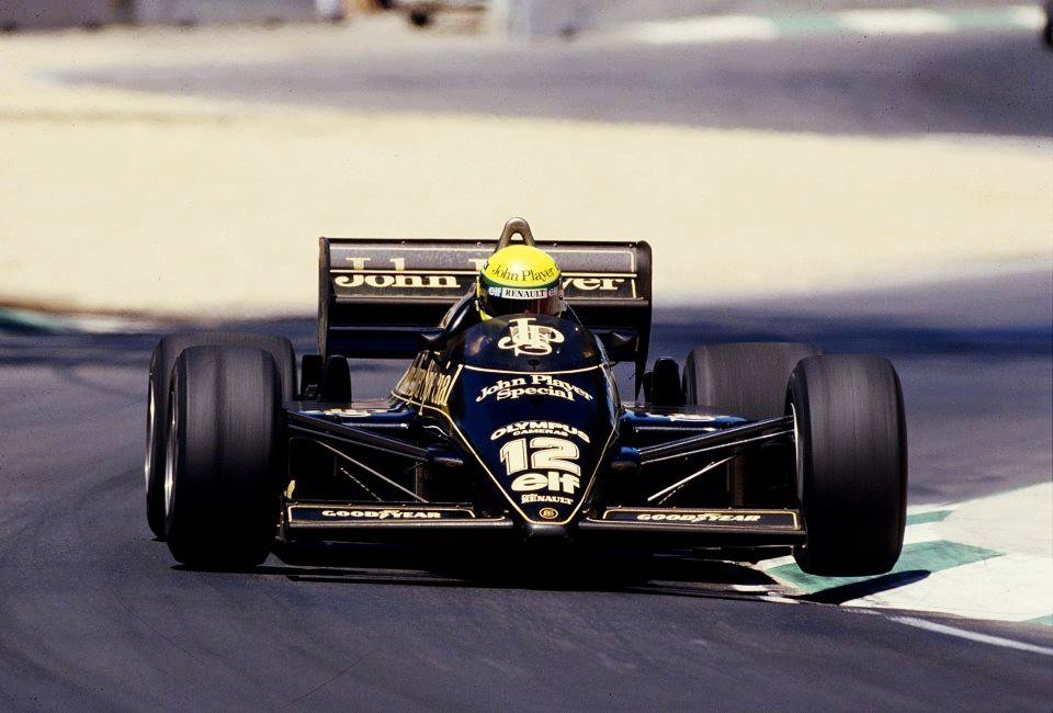 f1pictures:Ayrton Senna  Lotus - Renault 1985