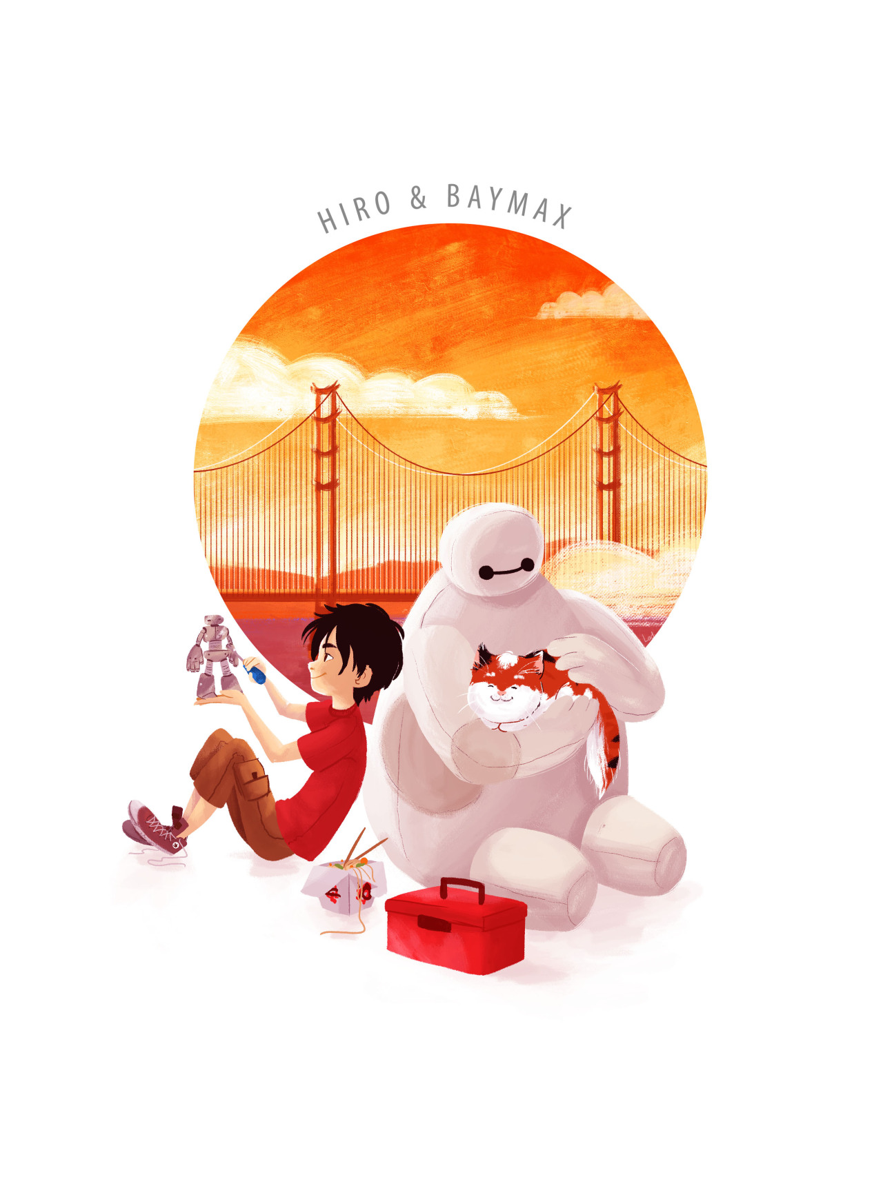 A gift for a friend who loves Big Hero 6.