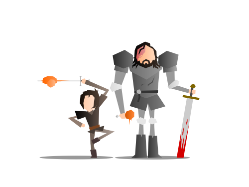 Arya and The Hound 