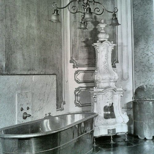 Empress Elisabeth of Austria was a precursor in interior design as she introduced the bathroom inside of her bedroom as we know it today.
 -Sissi&rsquo;s bathroom in Hofburg(Vienna)

 


