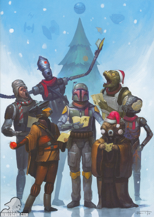 Greeting card being sent out by Lucasfilm this year