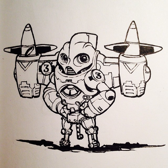 March of robots day 3 ! Mad props.  #marchofrobots