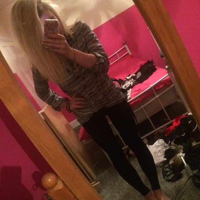 Going to pizza express ^_^ #me #selfie #girl #blonde #shorthair