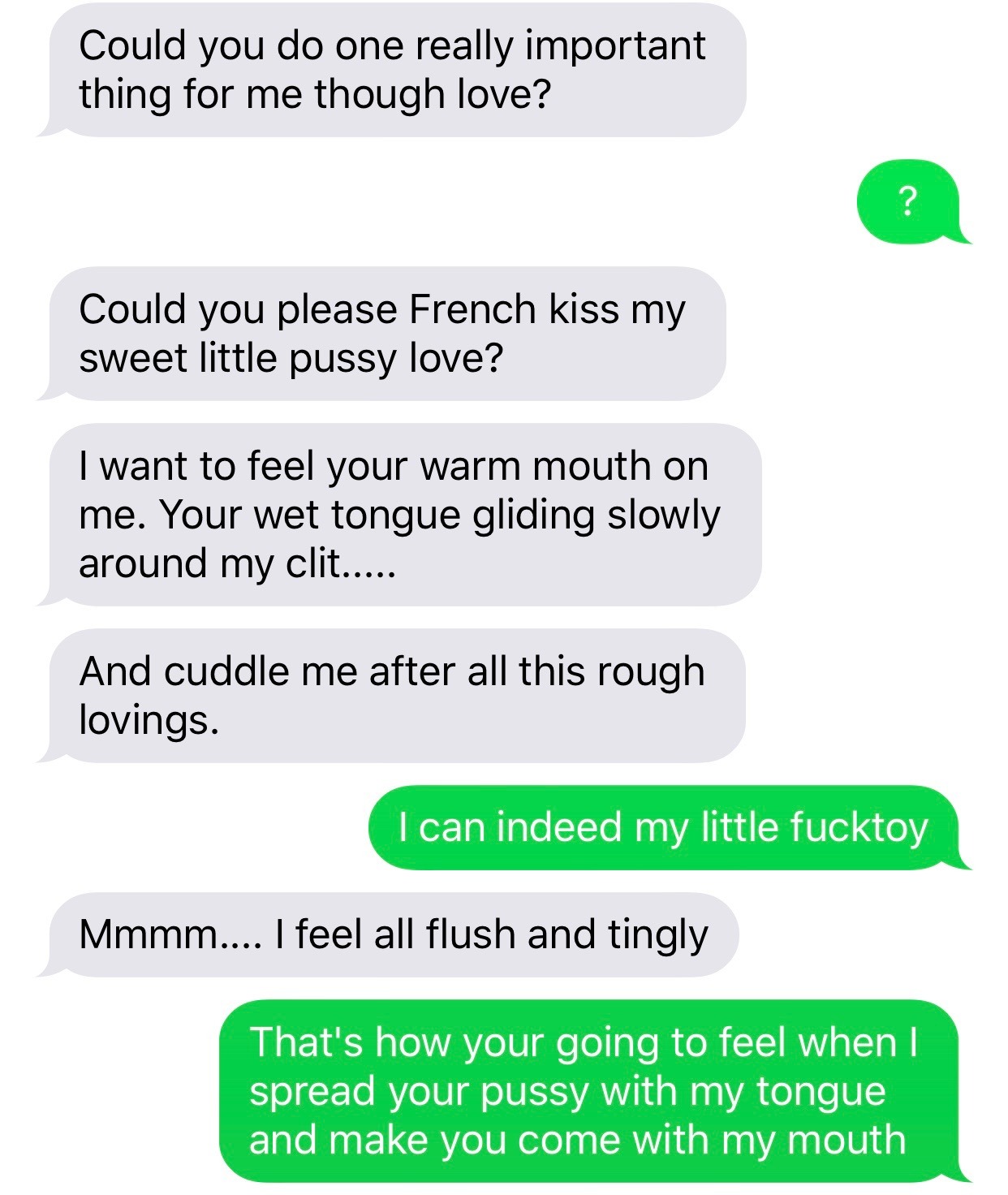 Very dirty sexting
